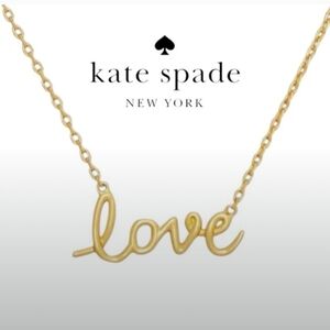 Kate Spade- " LOVE " Pendant Necklace 💛